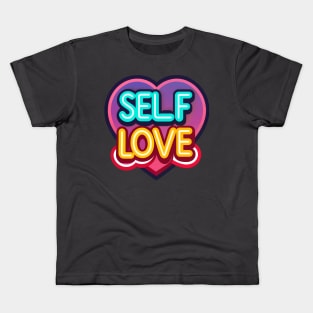 Self Love Vibrant Kids T-Shirt